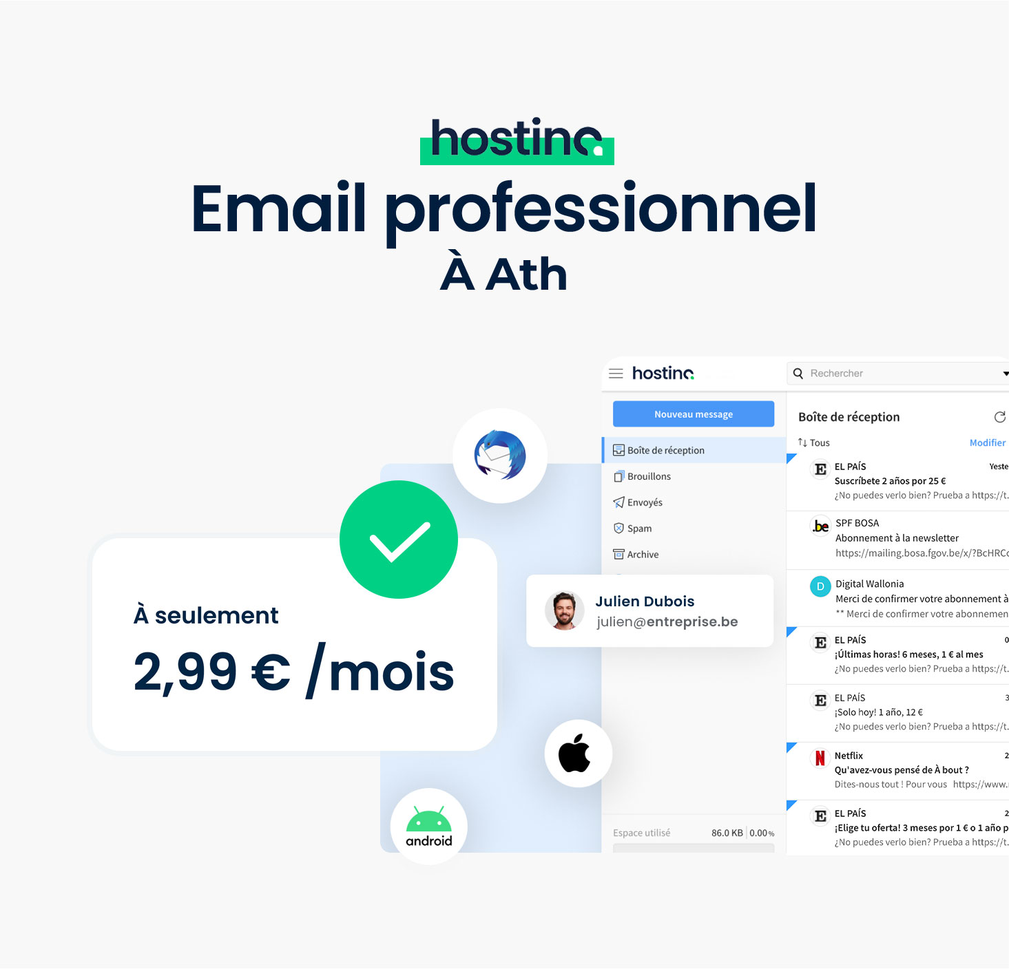 Email professionnel Ath